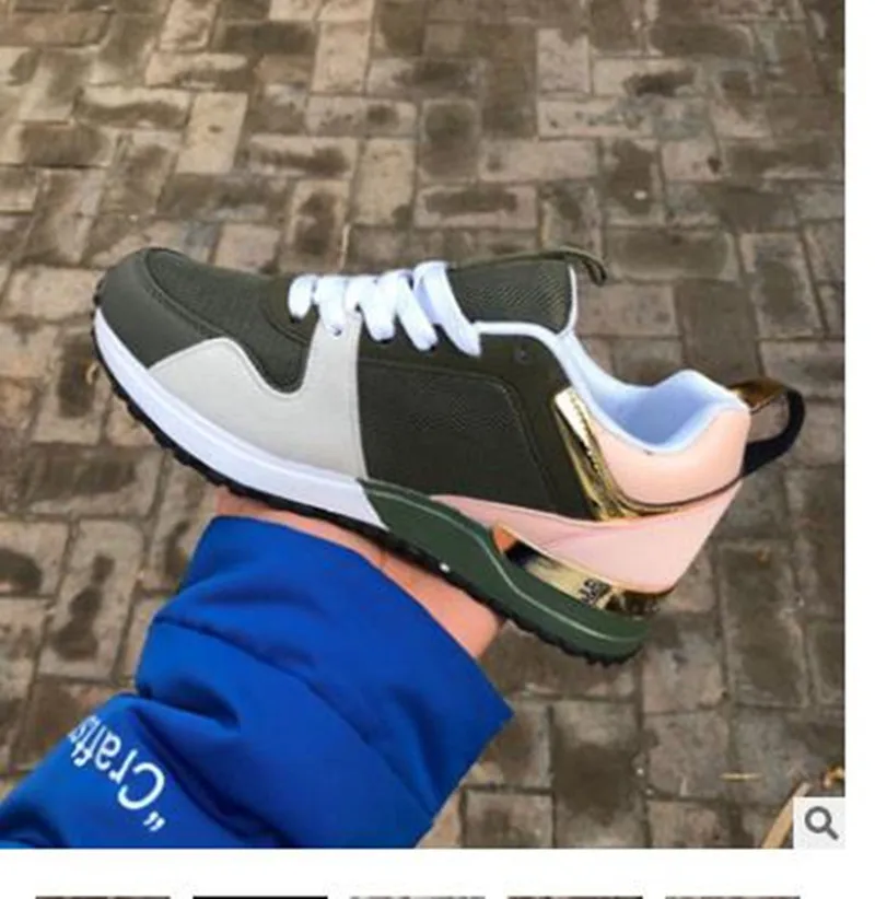 Women Running shoes Leather Casual Shoes Sport Breathable Anti-Slip Outdoor Fashion Big Size Vulcanized 35-43 C8248 |