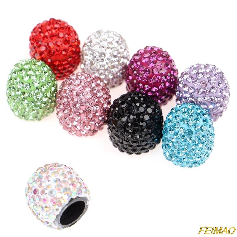 

4Pcs Diamond Valve Stem Caps Crystal Rhinestone Universal Tire Valve Dust Caps