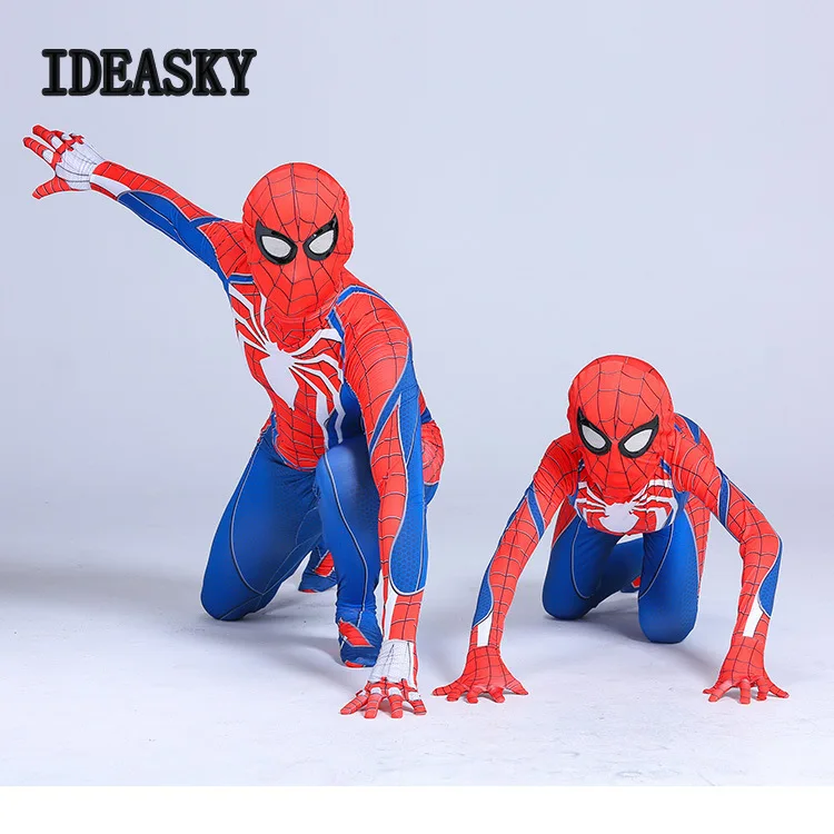 Костюм на Хэллоуин для детей Человек паук ps4 insomniac игровой костюм косплея