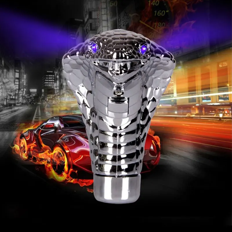 Универсальная рукоятка рычага переключения передач в стиле крутой череп Кобра