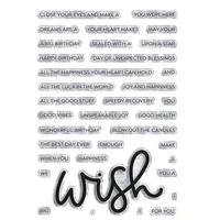 fxl wish transparent clear silicone stampseal for diy scrapbookingphoto album decorative clear stamp