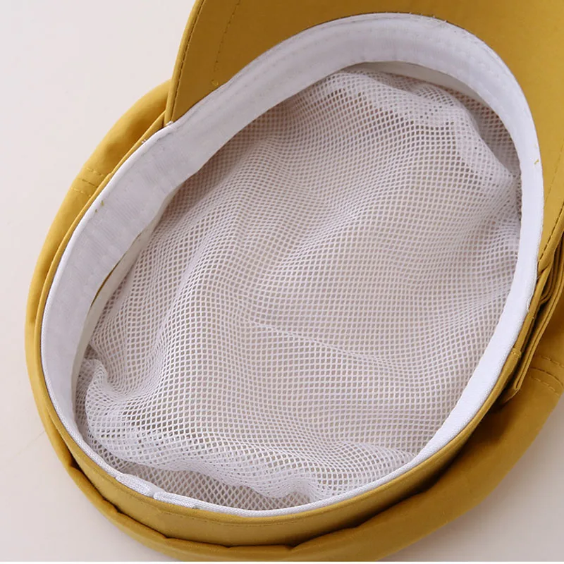 

PCFDDR Retro FLAT TOP NAVY HAT personalized belt buckle women's Korean autumn and winter British octagonal Beret.