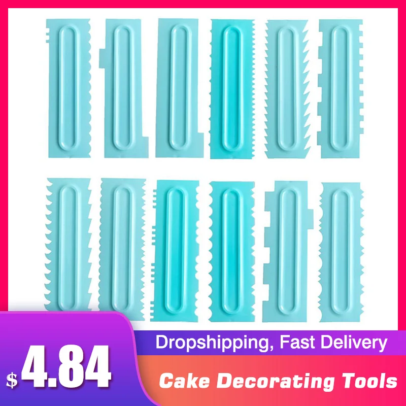 Инструменты для украшения тортов скребок торта текстура помадка мусс шпатель