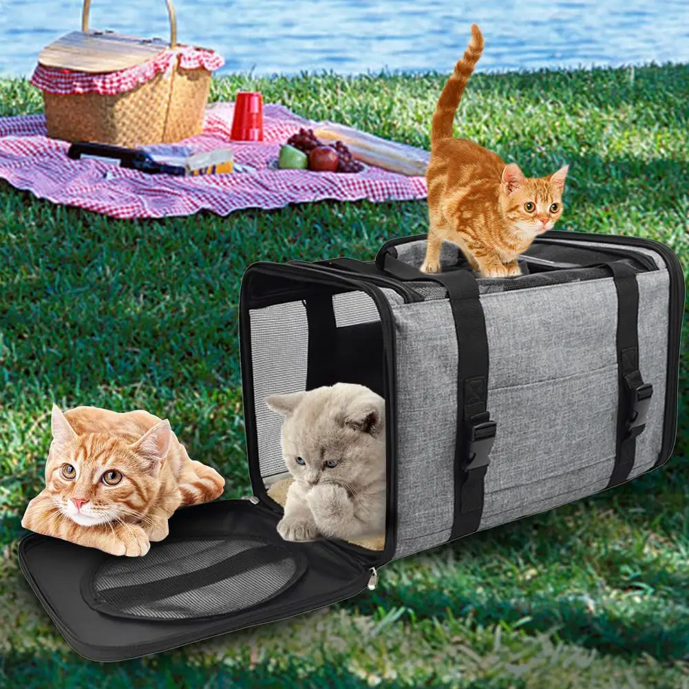 НОВАЯ авиакомпания одобренная переноска для домашних животных мягкая