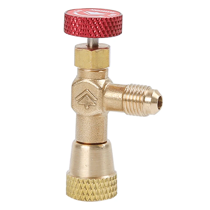 Латунный клапан регулировки расхода воздуха 1/4 5/16 дюйма детали для кондиционера