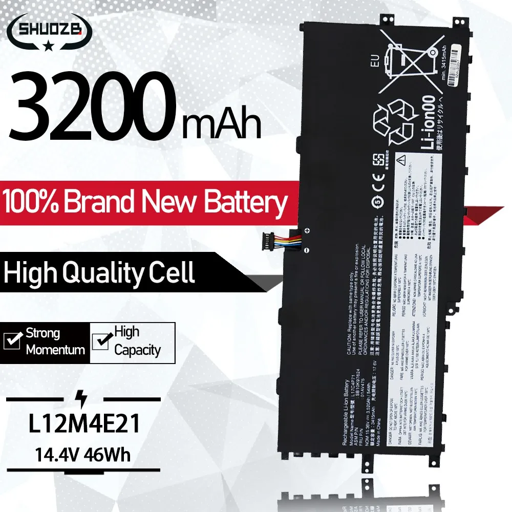 Аккумулятор для ноутбука Lenovo ThinkPad X1 Yoga 15 36 SB10K97623 SB10K97624 01AV474 01AV475 3500 в 2018 Вт · ч L17C4P71