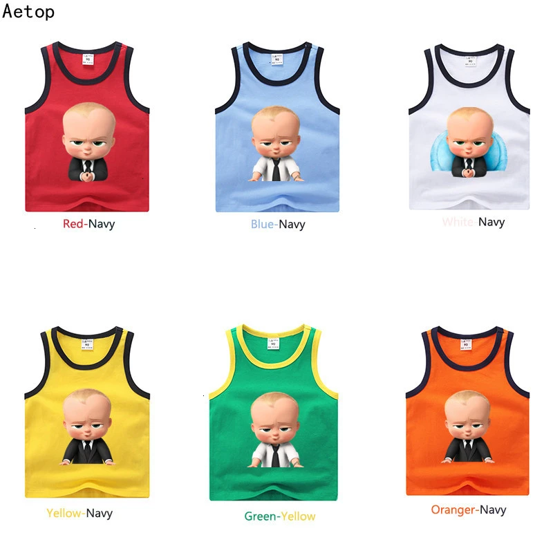 Оптовая продажа летние топы с круглым вырезом изображением героев фильма Босс