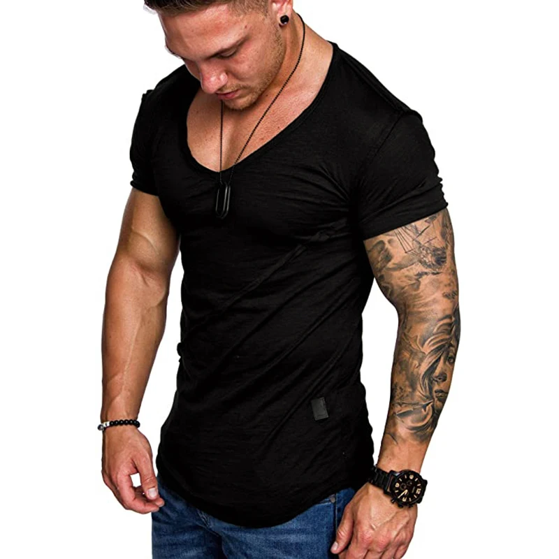 

2021 New Men's T-Shirt Round Colour Short Sleeve Men's T-Shirt S-2XL Men's T-Shirt Men's Casual