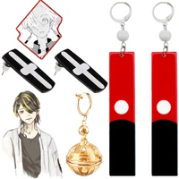 tokyo revengers mitsuya takashi izana kurokawa kazutora hanemiya anime cosplay acrylic earrings ear pendants jewelry accessories