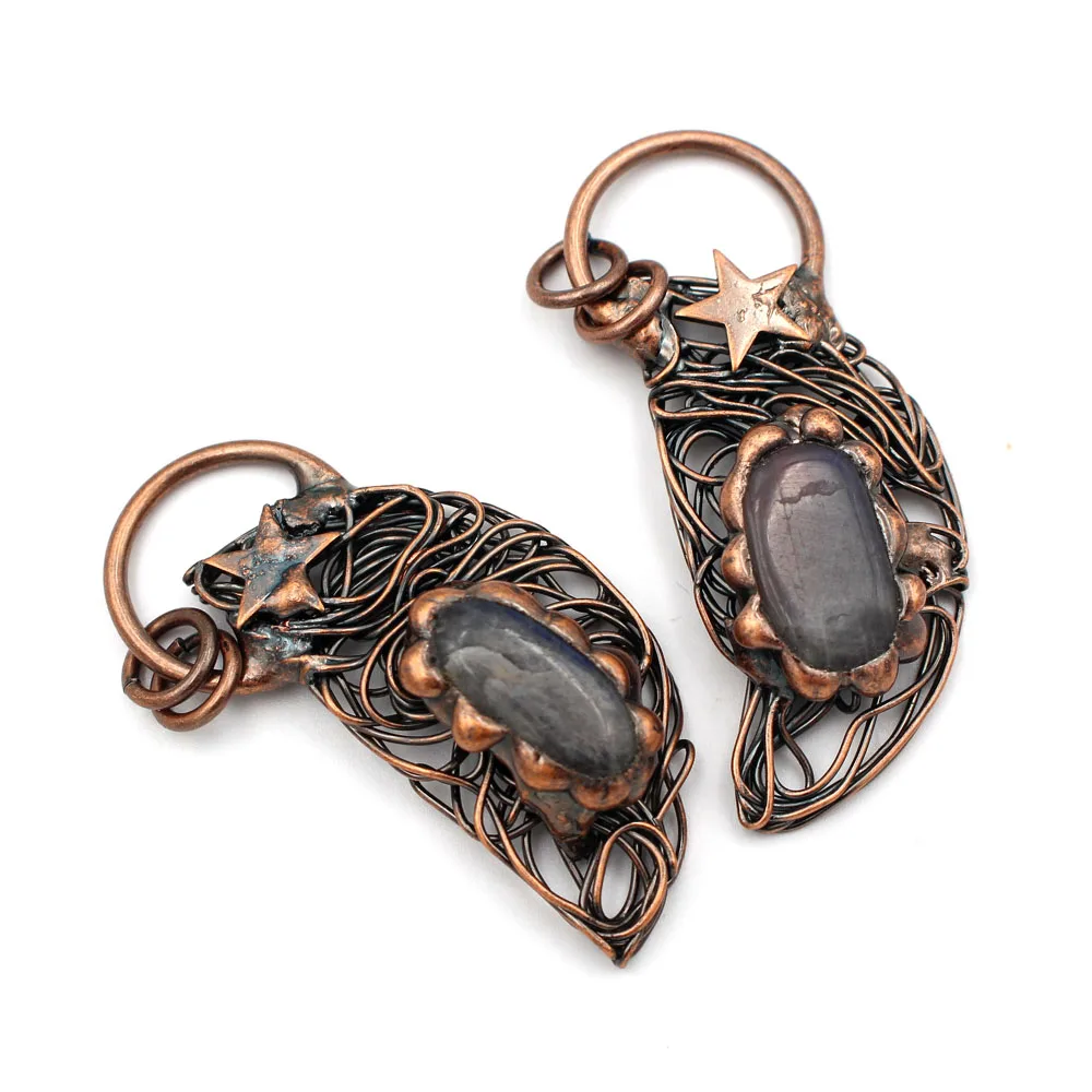 

5 шт., ожерелье-чокер из бронзы в форме рога