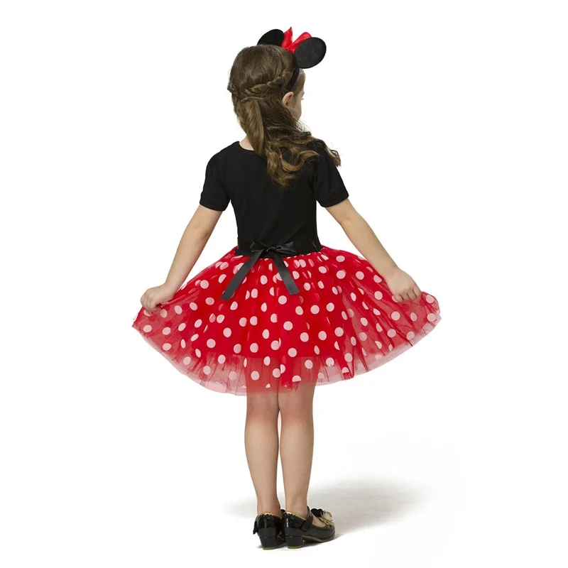 Красное рождественское праздничное платье костюм Санты для девочек детские