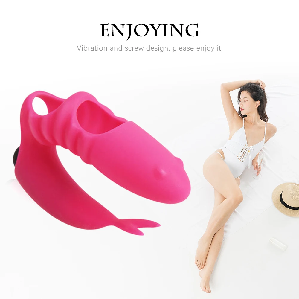 Силиконовый фаллоимитатор Женский Вибратор перчатка на палец вагинальный