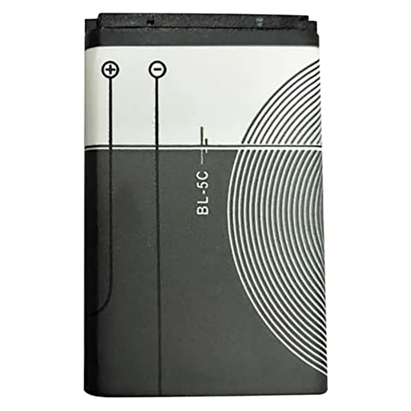 Совместим с Nokia BL-5C Mobile Battery Li-Ion 1020 Mah перезаряжаемая литиевая батарея запасная -