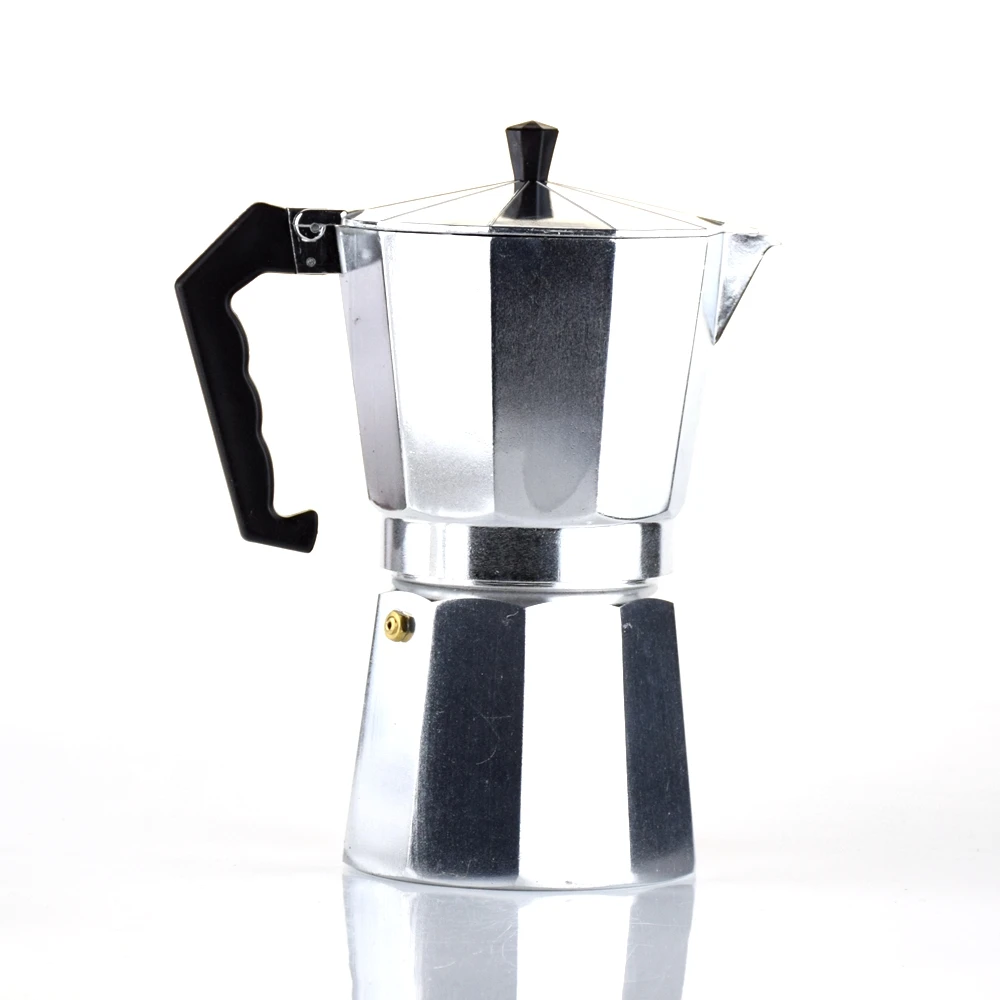 Алюминиевый Перколятор для кофе Moka 6 чашек красный/серебристый/черный чайник