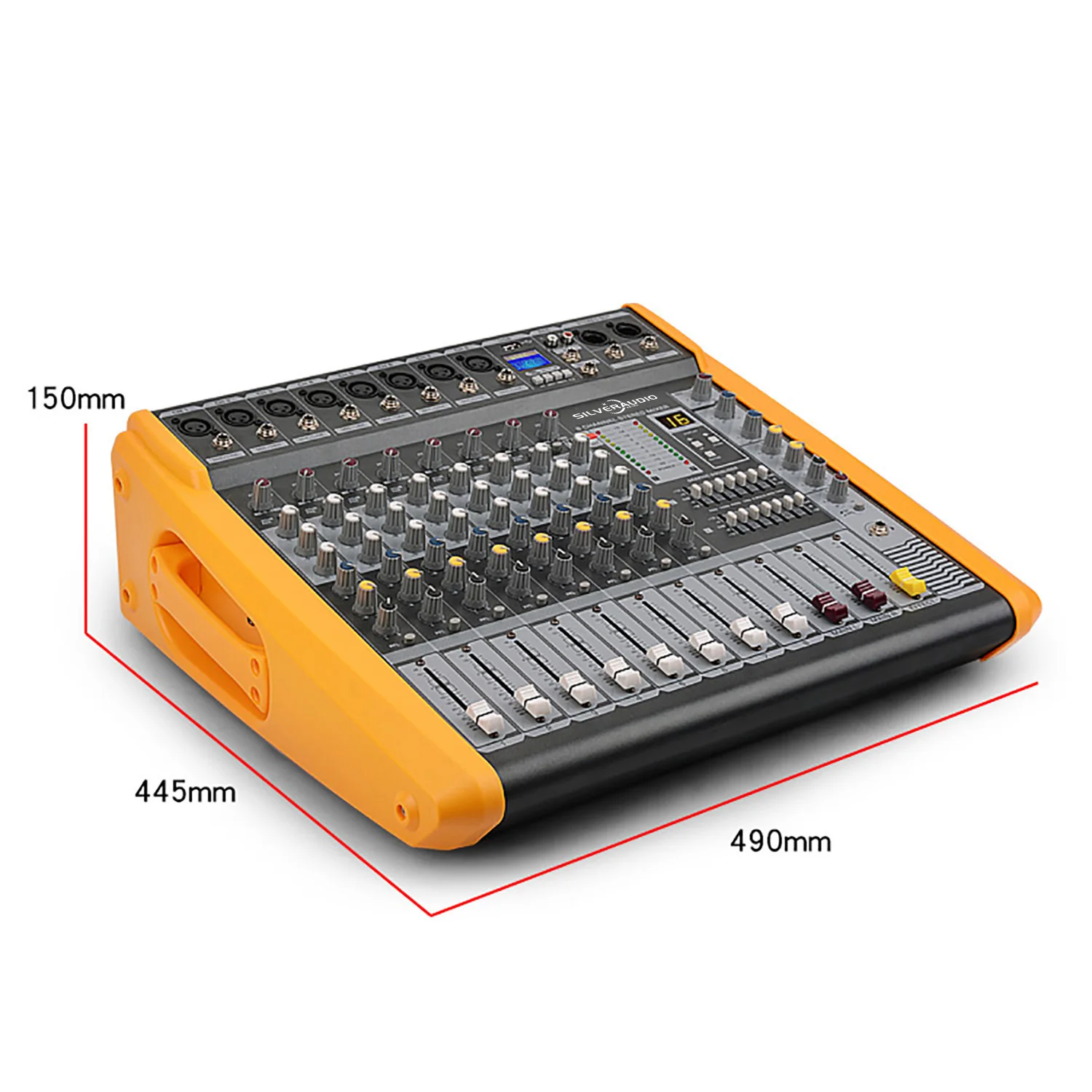 GAX-PM8 Профессиональный 8-канальный усилитель мощности звуковой миксер хорошая