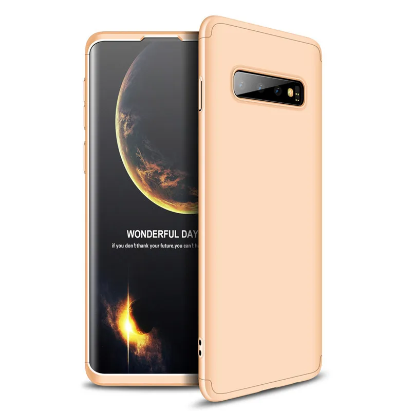 360 полный защитный чехол для телефона samsung Note 10 Pro матовый ПК противоударный чехол для samsung Galaxy S9 S10 Plus A70 M30 чехол s