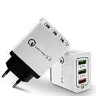 Быстрое зарядное устройство с 3USB-портами, 3.0, быстрое настенное зарядное устройство для iPhone XS, 6, 7, Samsung Galaxy S10, S9, Xiaomi