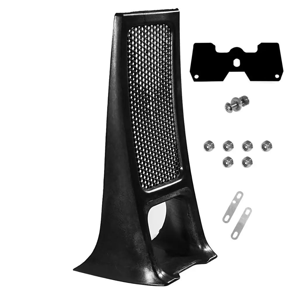 Черная Нижняя крышка радиатора/спойлер подбородка подходит для HARLEY SOFTAIL STREET BOB