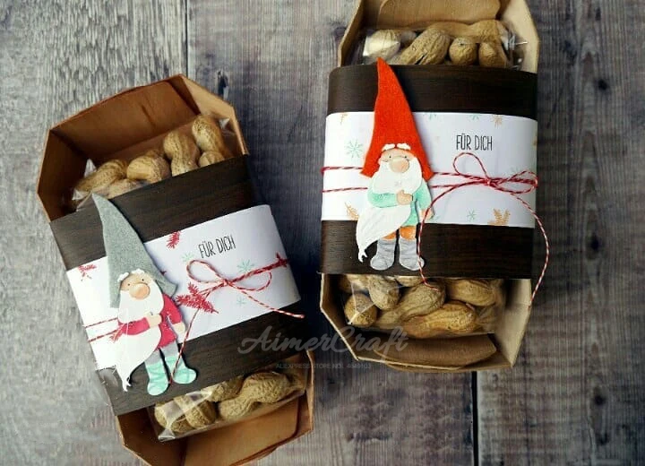 Рождественская металлическая режущая штампа эльфа трафарет для скрапбукинга