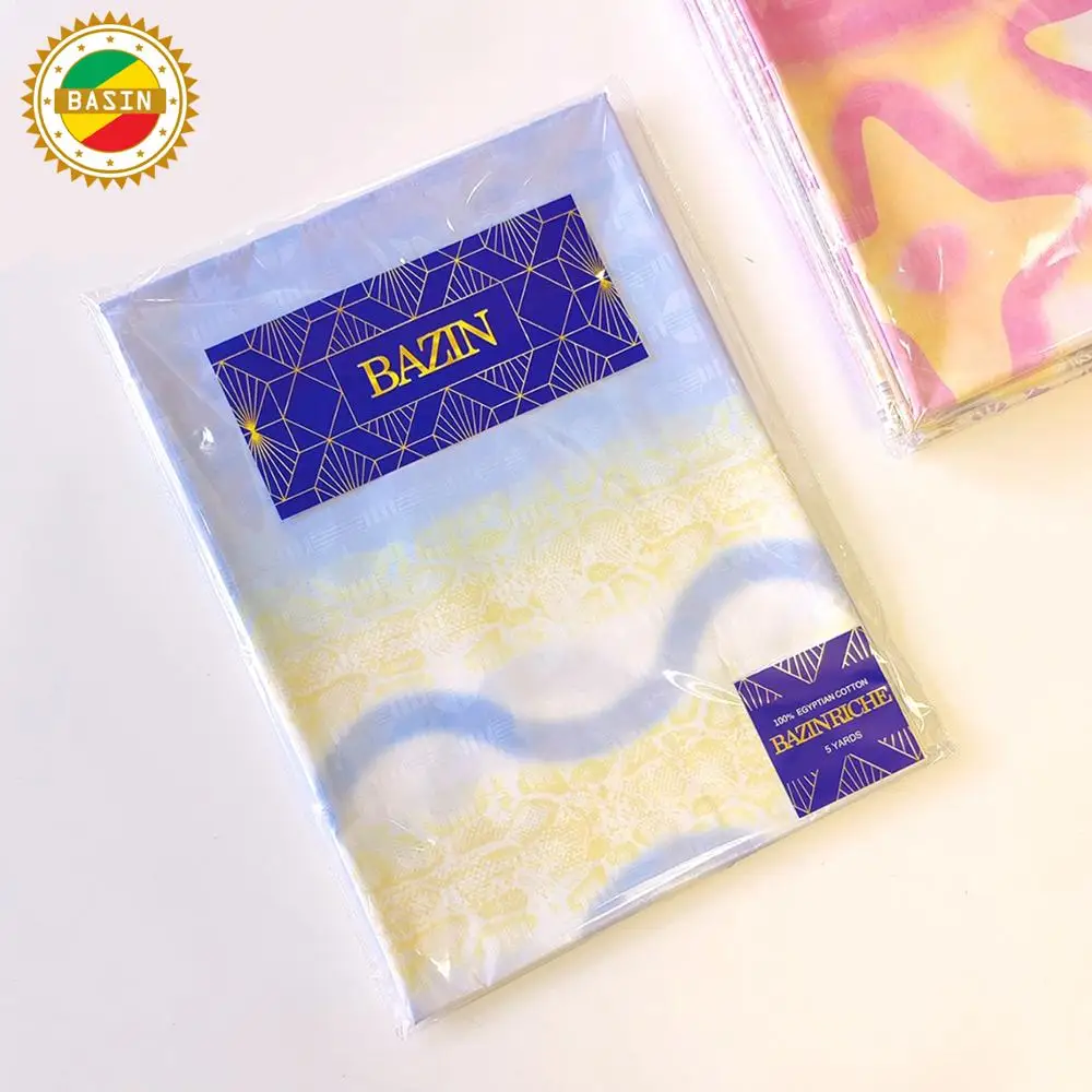 Tissu en dentelle Bazin Riche de haute qualité pour mariée ou demoiselles d'honneur, tissu en dentelle à motif floral imprimé, 2021