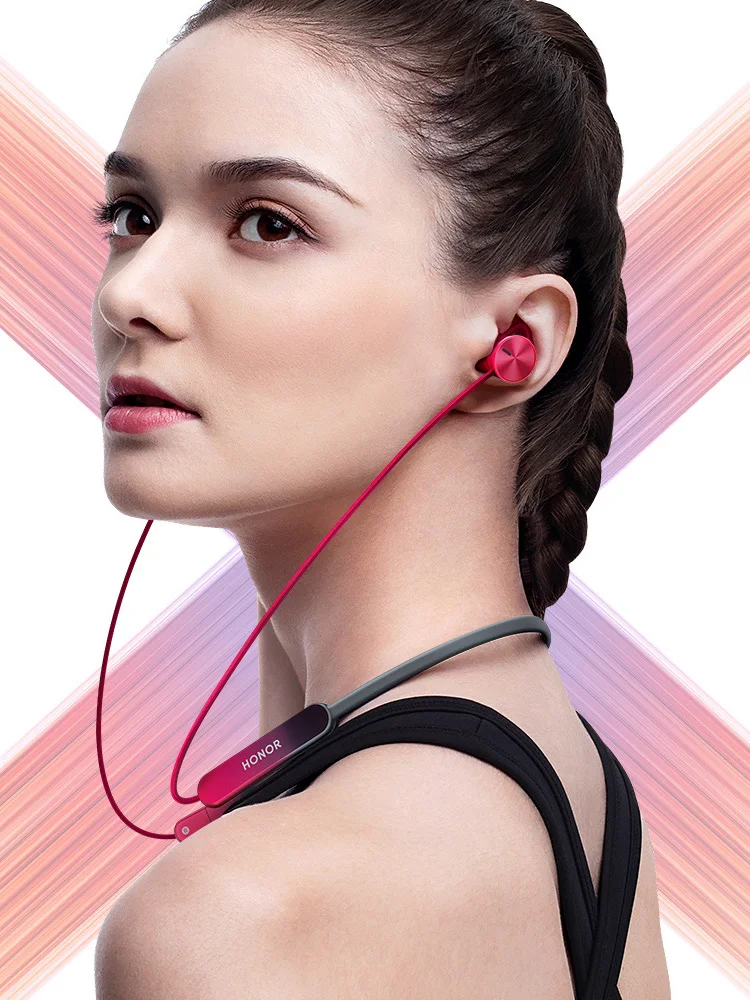 huawei Honor xSport PRO, беспроводные наушники с шейным ремешком, Bluetooth, 5,0, HiPair, быстрая зарядка, 18 h, воспроизведение, симметрия, ENC, IP55