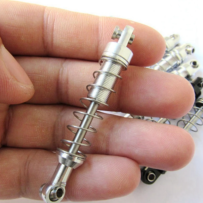 

2 Set RC Car Part: 1 Set Front Rear Metal Gear Axle Housing & 1 Set Shock Absorber Damper with Extender