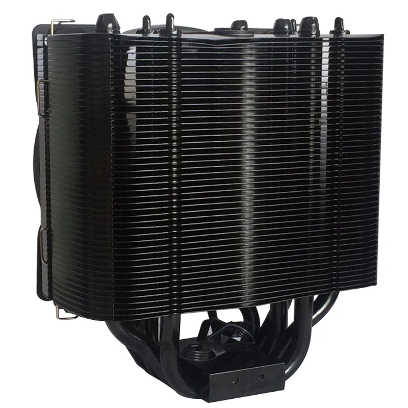 Pccooler кулер для процессора с 12 см 4PIN светодиодный вентилятор охлаждения для AMD/AM4 и INTEL1150/2011 Платформа 5*8 мм тепловые трубки
