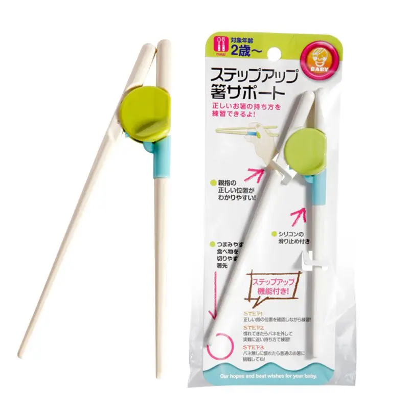 

1 Pair Hot Sale Multi Color Cute Plastic Learning Training Chopsticks For Kids Children Chinese Chopstick Learner Gifts