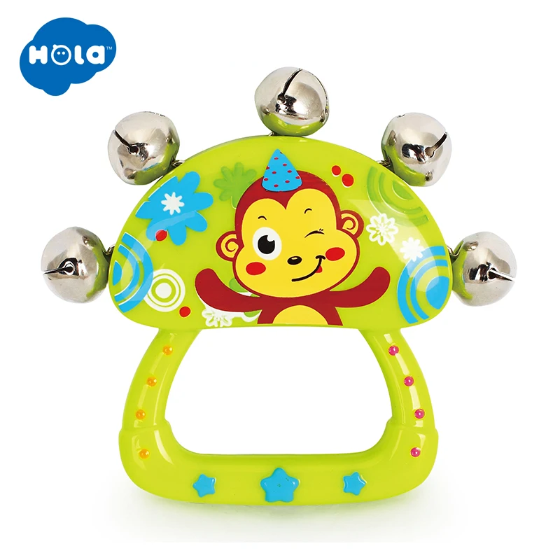 HOLA TOYS 3102E детские погремушки музыкальная игрушка ручной Колокольчик для детей