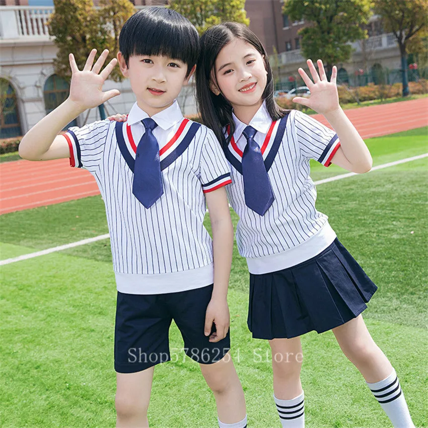 Детская школьная форма новая летняя модная одежда британского класса для