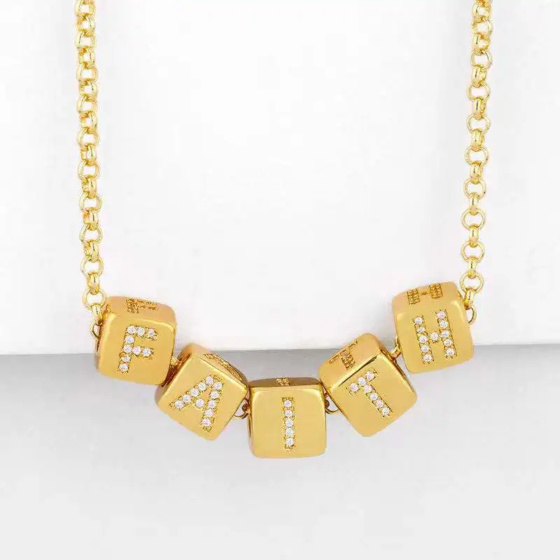 

Custom Necklaces Name Necklaces Jewelry Personality Letter Choker Necklaces with Name for Women Girls Mother