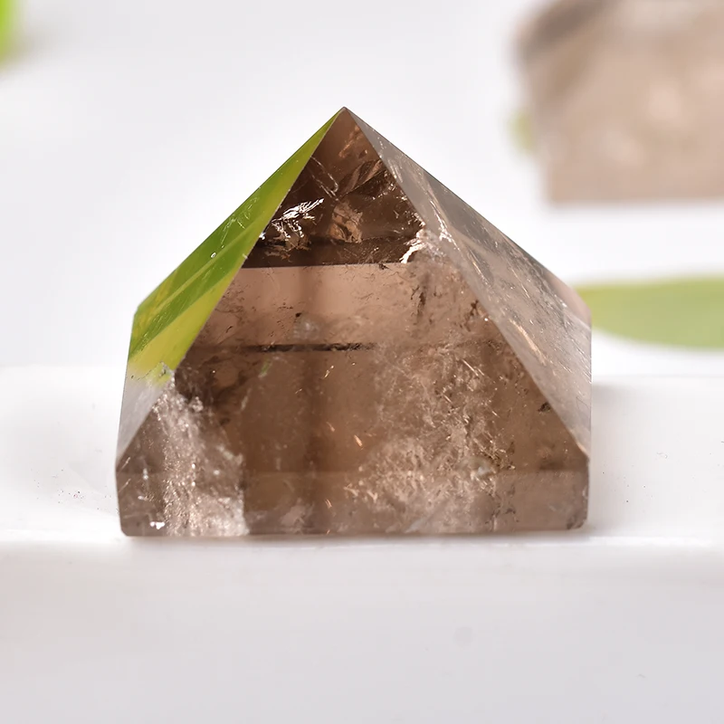 1 шт. натуральный хрустальный пирамидный чай кварц лазурь рейки лечебный камень