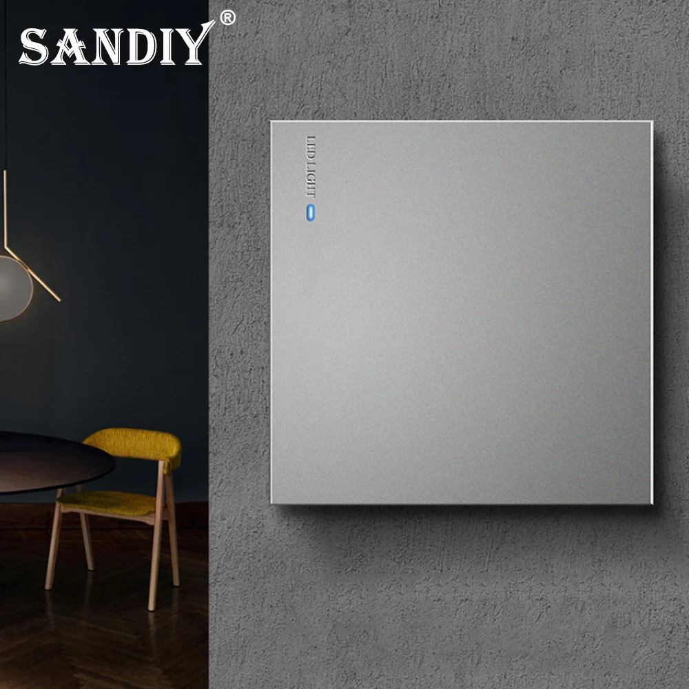 Type 86 With LED Wall Light Switch Panel For Concealed Installation Single And Double Control Household | Обустройство дома