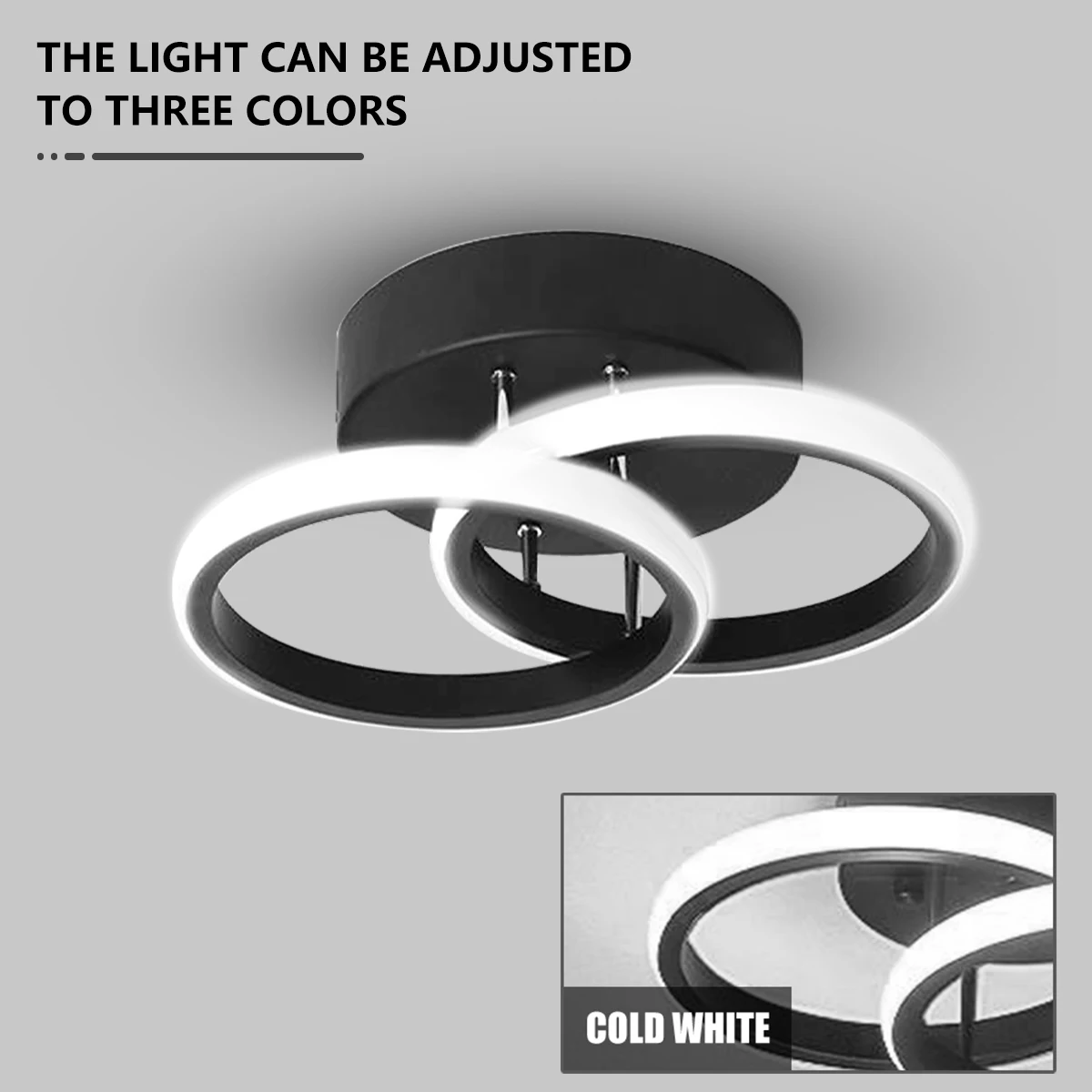 

Modern LED 2 Rings Design Aisle Ceiling Lights Home Lighting Led Surface Mounted for Bedroom Living Room Corridor Light Balcony