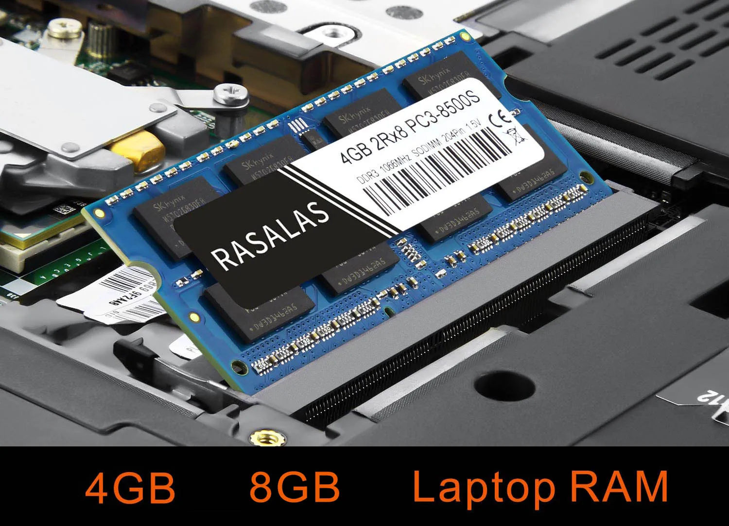Rasalas 4 Гб Оперативная память DDR3 2Rx8 PC3L-12800S DDR3 DDR3L 1600 МГц SO-DIMM 4 Гб 1,35 V 1,5V Тетрадь Оперативная память 204Pin sodimm памяти ноутбука NO-ECC