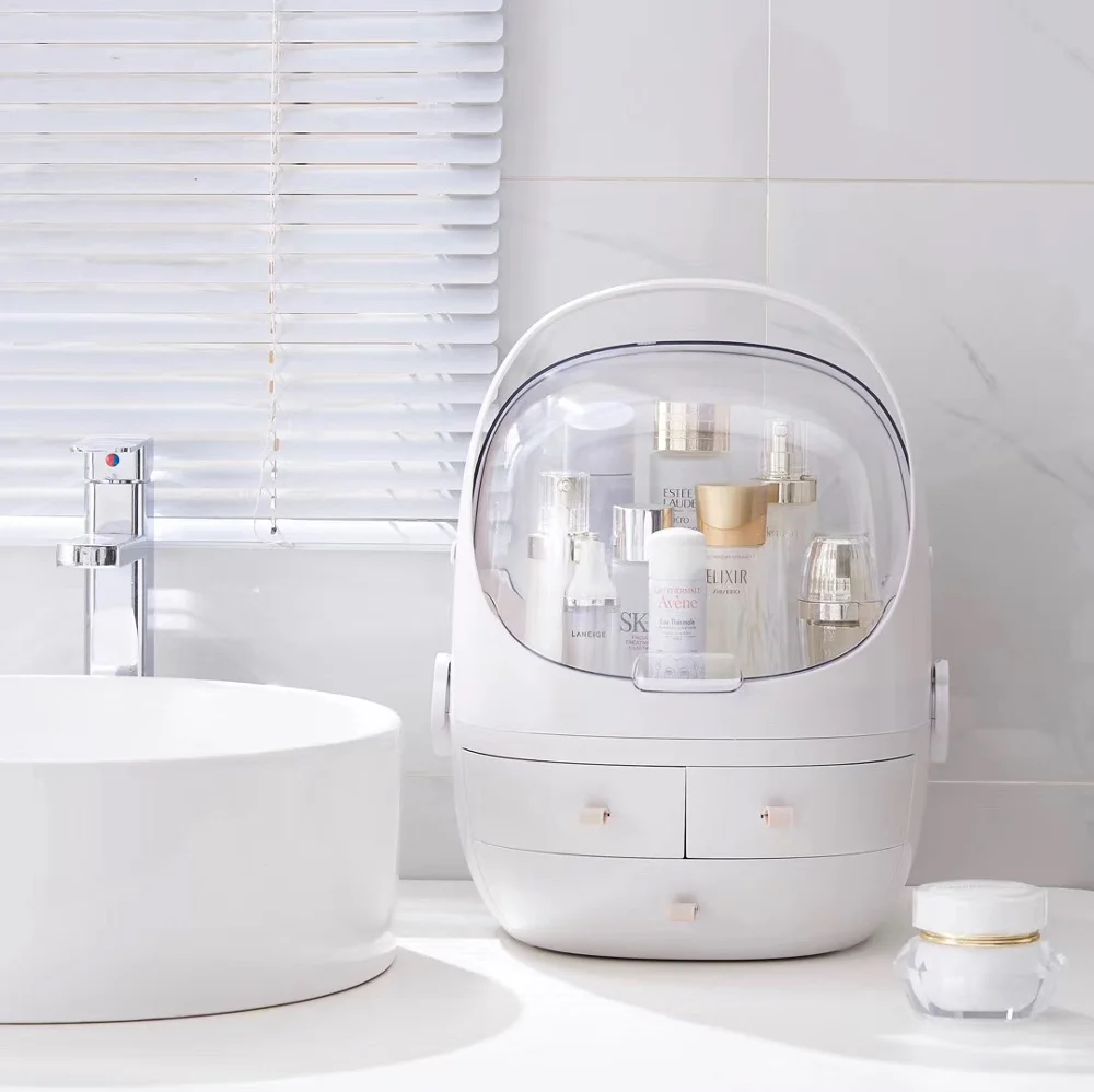 Макияж портативная косметическая коробка для хранения ящик Рабочий стол