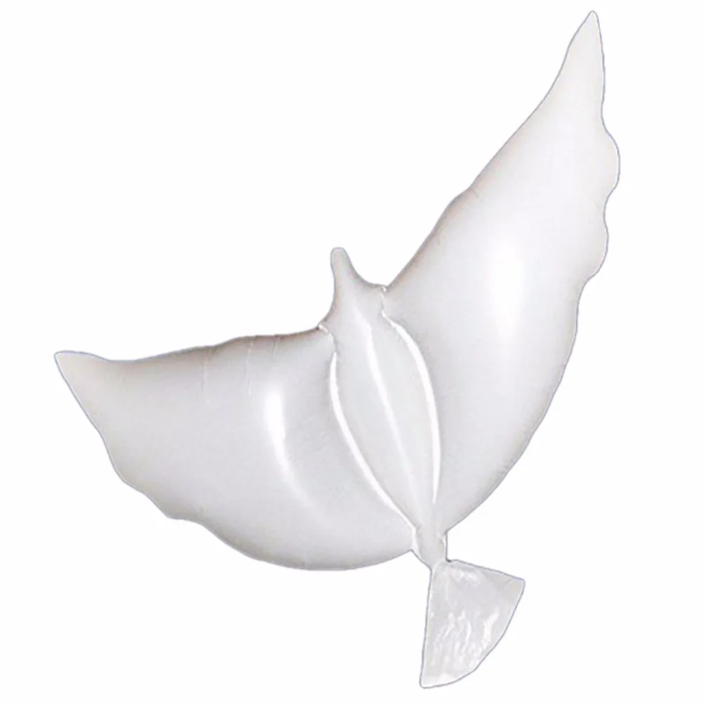 10 шт. 105*42 см Свадебная вечеринка украшения белый голубь воздушный шарик из фольги