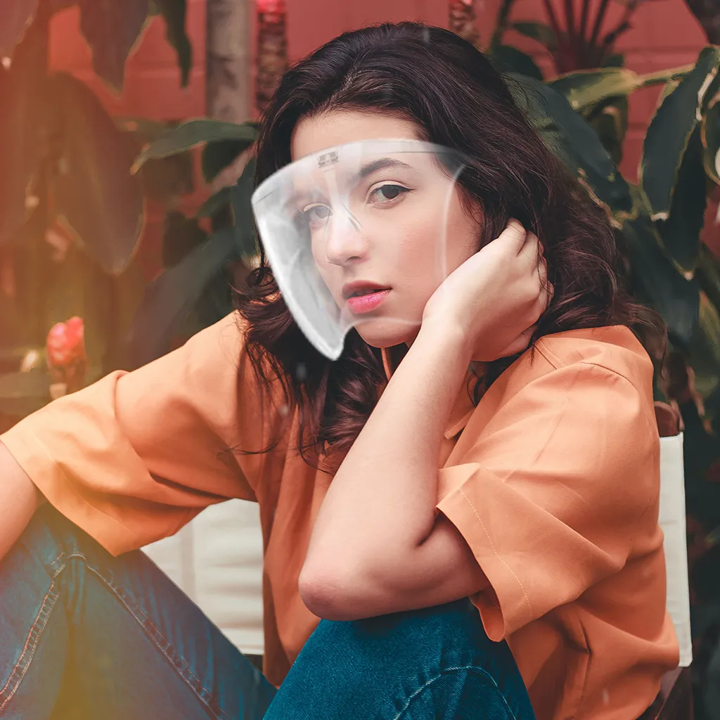 И яркая защитная маска прозрачная для рта прочная лица комбинированная