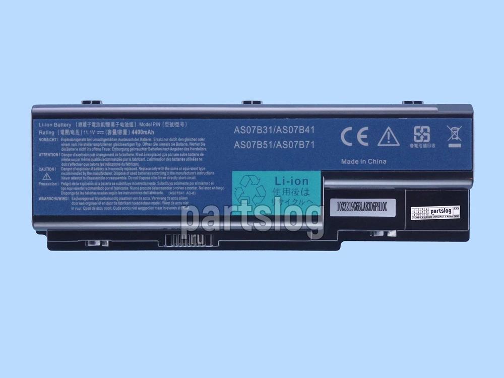 Аккумулятор для Acer 5315 11.1V 4400mAh|Аккумуляторы ноутбуков| |