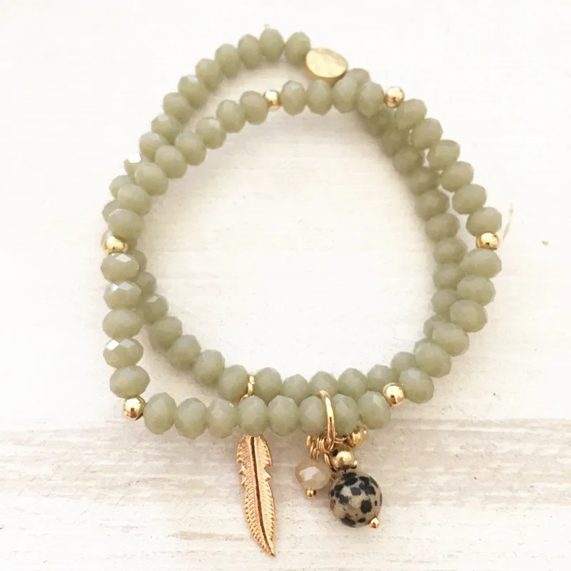 Винтажные браслеты из бисера и кристаллов ручной работы изысканный популярный