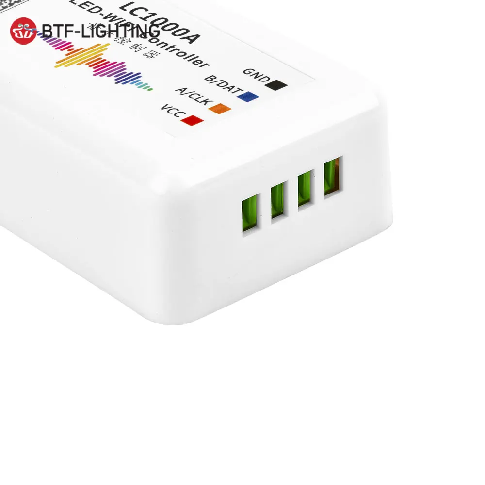 Светодиодный Wi Fi музыкальный контроллер с микрофоном для цифровых пикселей