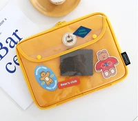 korea tablet case pouch ipad pouch transparent multifunctional tablet ipad pro 11 inch storage bag canvas bag