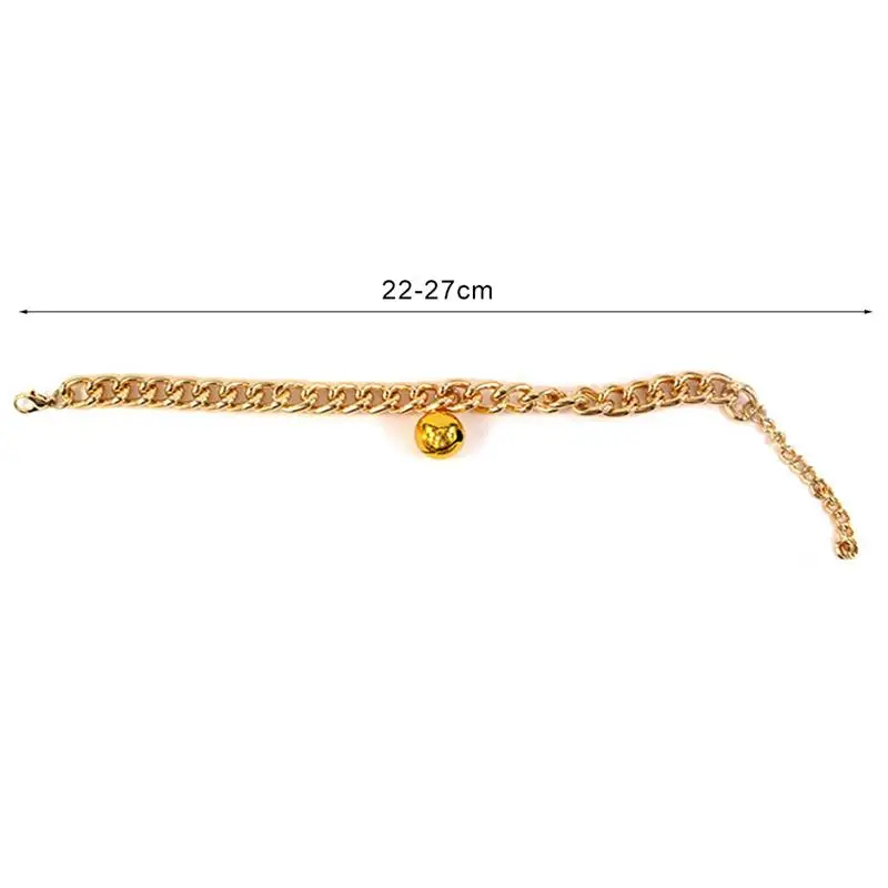 

1pc Pet Collar Fashion Bell Decor Aluminum Dog Cat Collar Pet Necklace Jewelry Clothing Accessories Pet Supplies