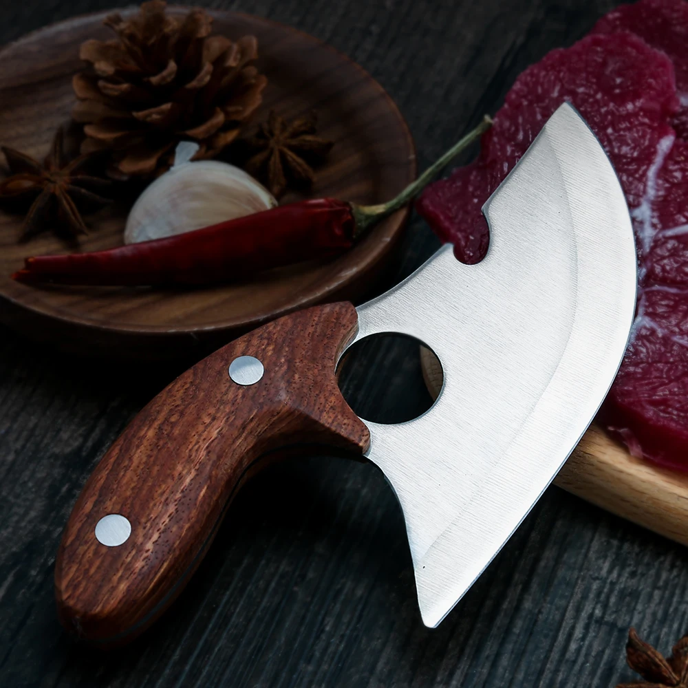 Нож для резки мяса кухонные ножи супер острые изогнутые лезвия оболочка баранина