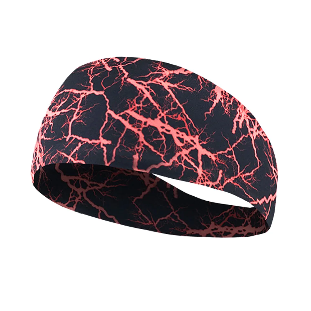 

Athletic Sweatband Wrap Running Sports Headband Gym Elastic Training Hair Band Yoga Fitness Stretch Casual Men Women Outdoor