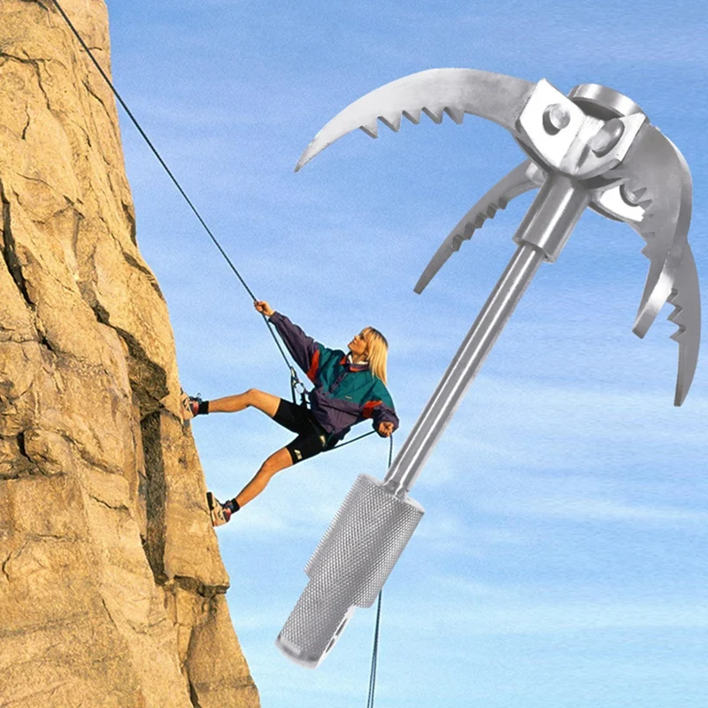 

New Sale Grappling Hook Folding 4 Claws Stainless Steel Hook for Grappling Hook for Fishing Camping Outdoor Survival Gear