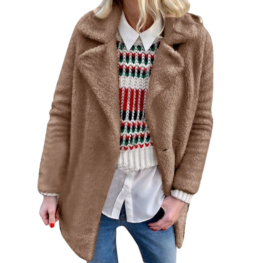 Бесплатная Страусиная модная шуба имитация овечьей шерсти зимняя женская