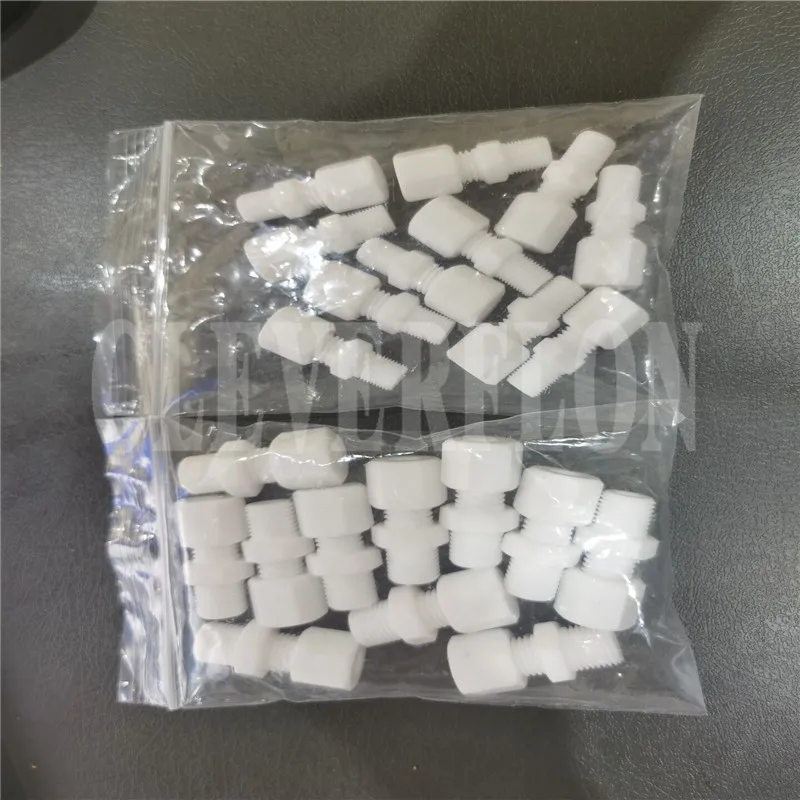 G1/4 end 8 мм PTFE F4 одинарный наконечник трубный фитинг | Канцтовары для офиса и дома