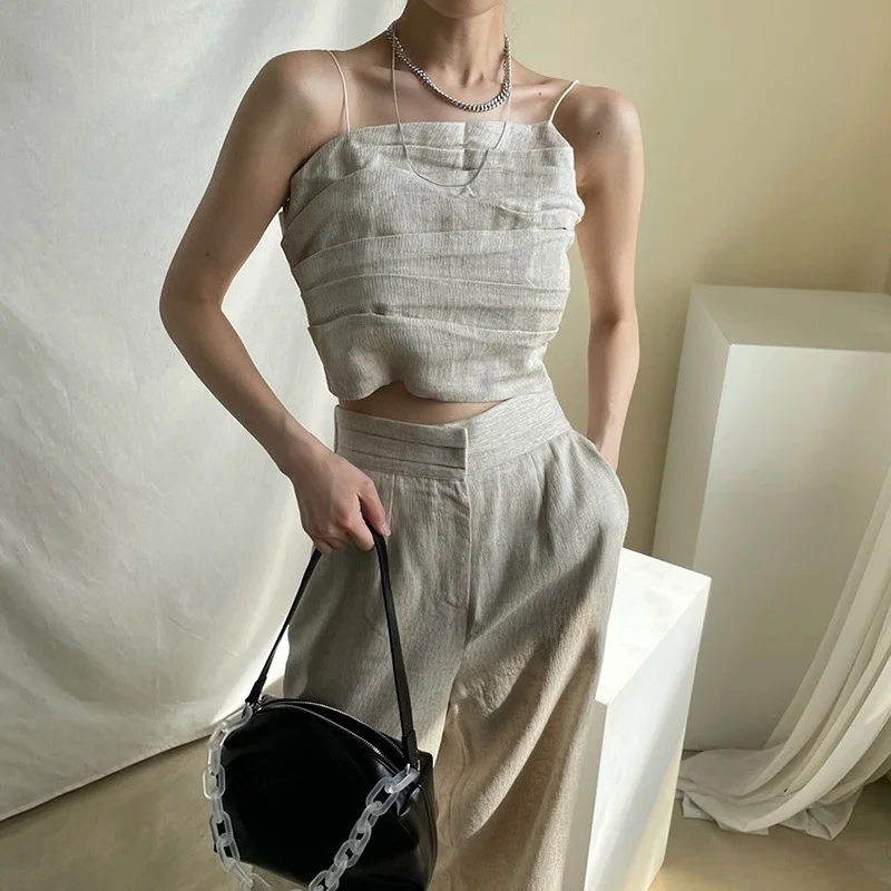 Корейский шикарный маленький пикантный плиссированный приталенный короткий