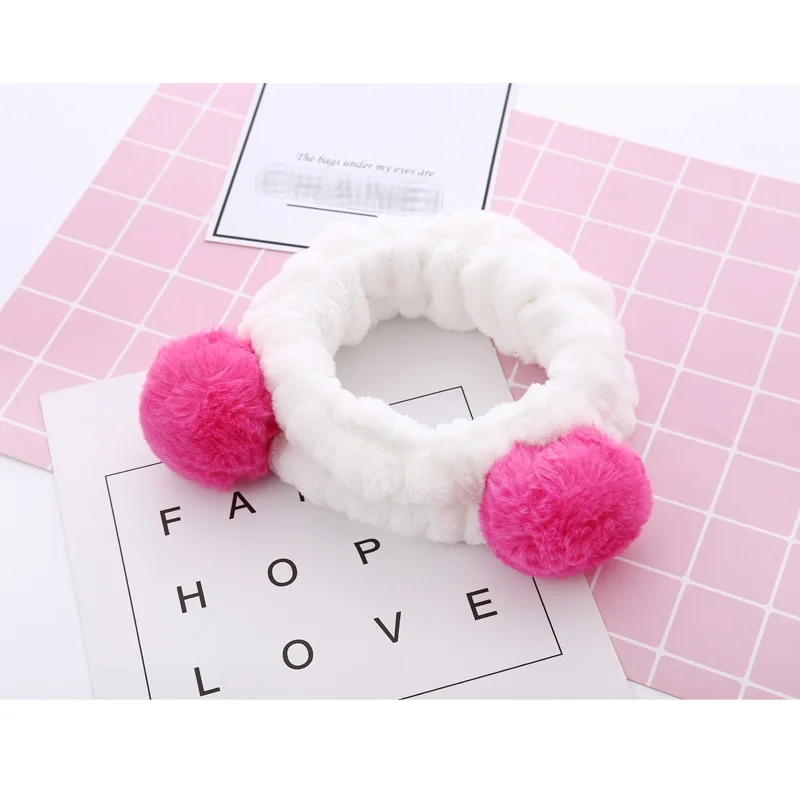 Эластичная Милая повязка для волос в виде панды мягкая флисовая на голову женщин